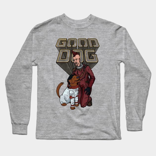 COSMO IS A GOOD DOG! Long Sleeve T-Shirt by S3bCarey